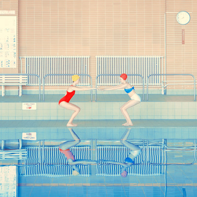 Mária Švarbová | Two Swimmers