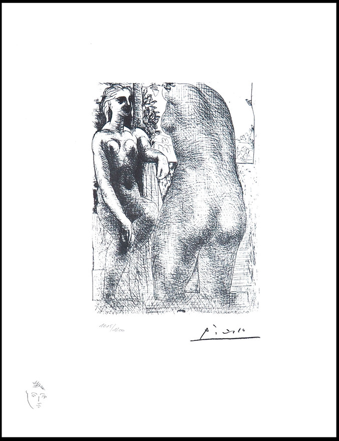 Pablo Picasso | 186 Modèle et grande sculpture de dos Pablo Picasso | 186 Modèle et grande sculpture de dos