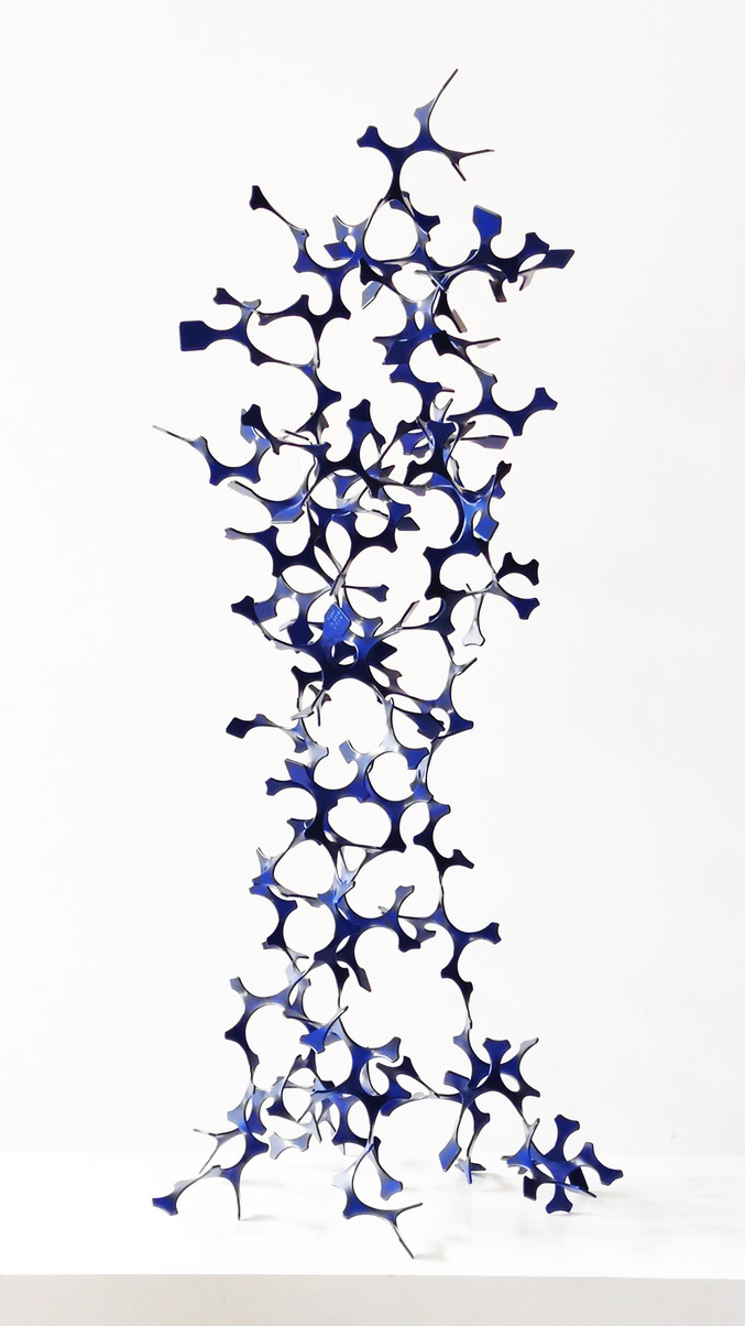 Diego Canogar | Gran nébula enroscada azul