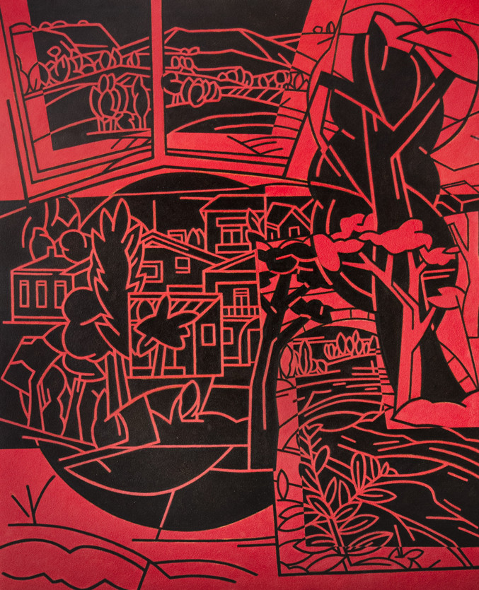 Juan Calonje | Paisaje rojo