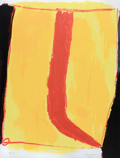 José Guerrero | Amarillo y rojo